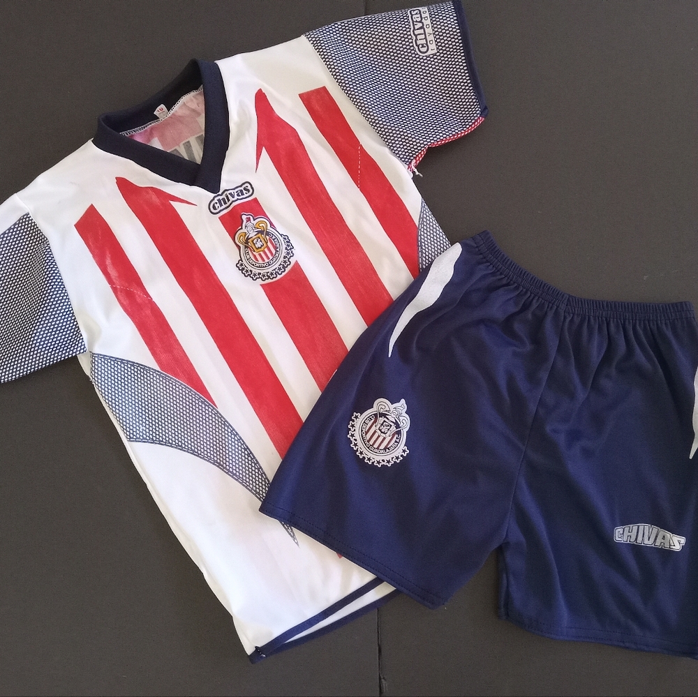Kids Jersey and Short - Las Chivas Team (Football Soccer Mexican League)